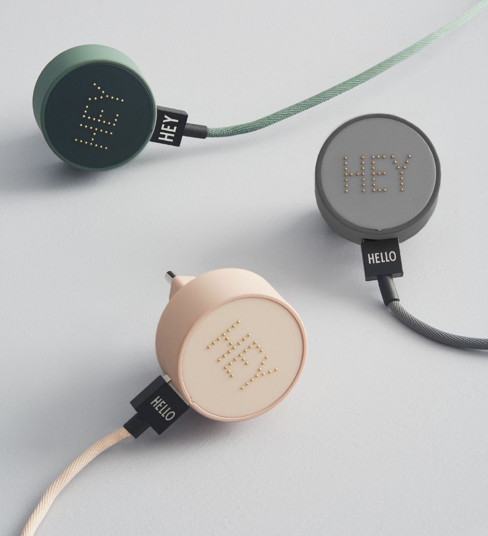 Design Letters Charging cable - iPhone - USB-A/Lightning - Dusty