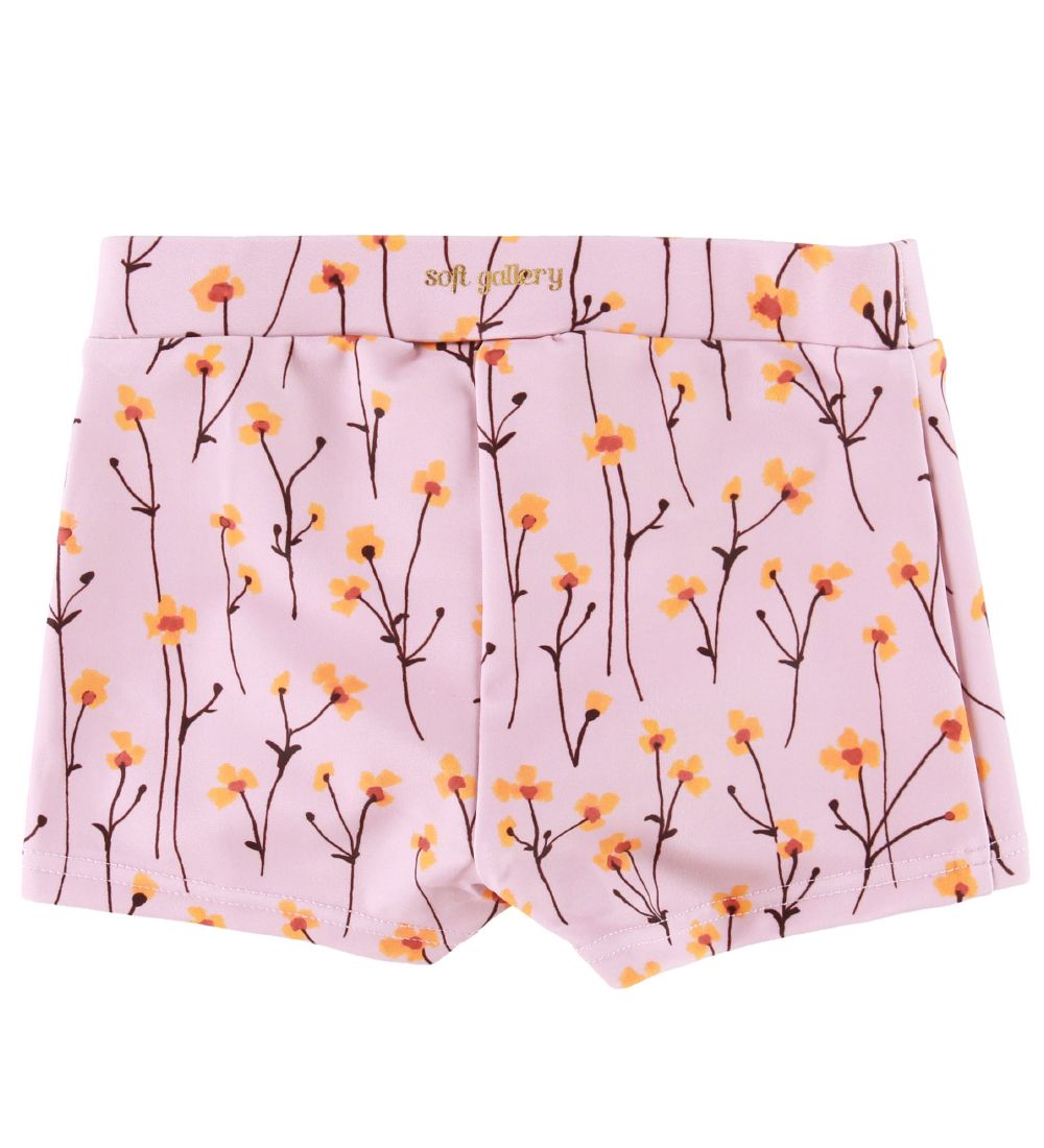 Soft Gallery Swim Pants - Pamela - UV50+ - Buttercups - Dawn Pin