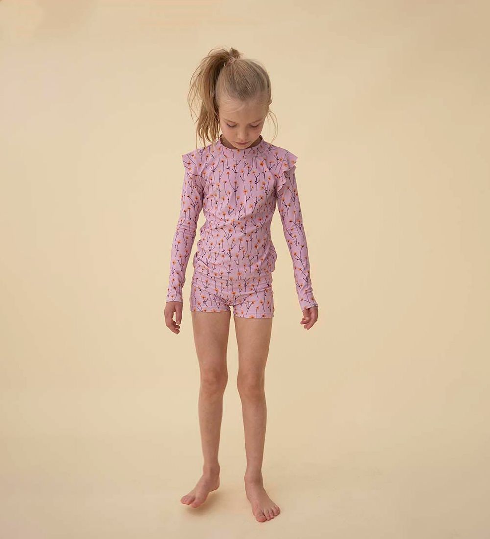 Soft Gallery Swim Pants - Pamela - UV50+ - Buttercups - Dawn Pin