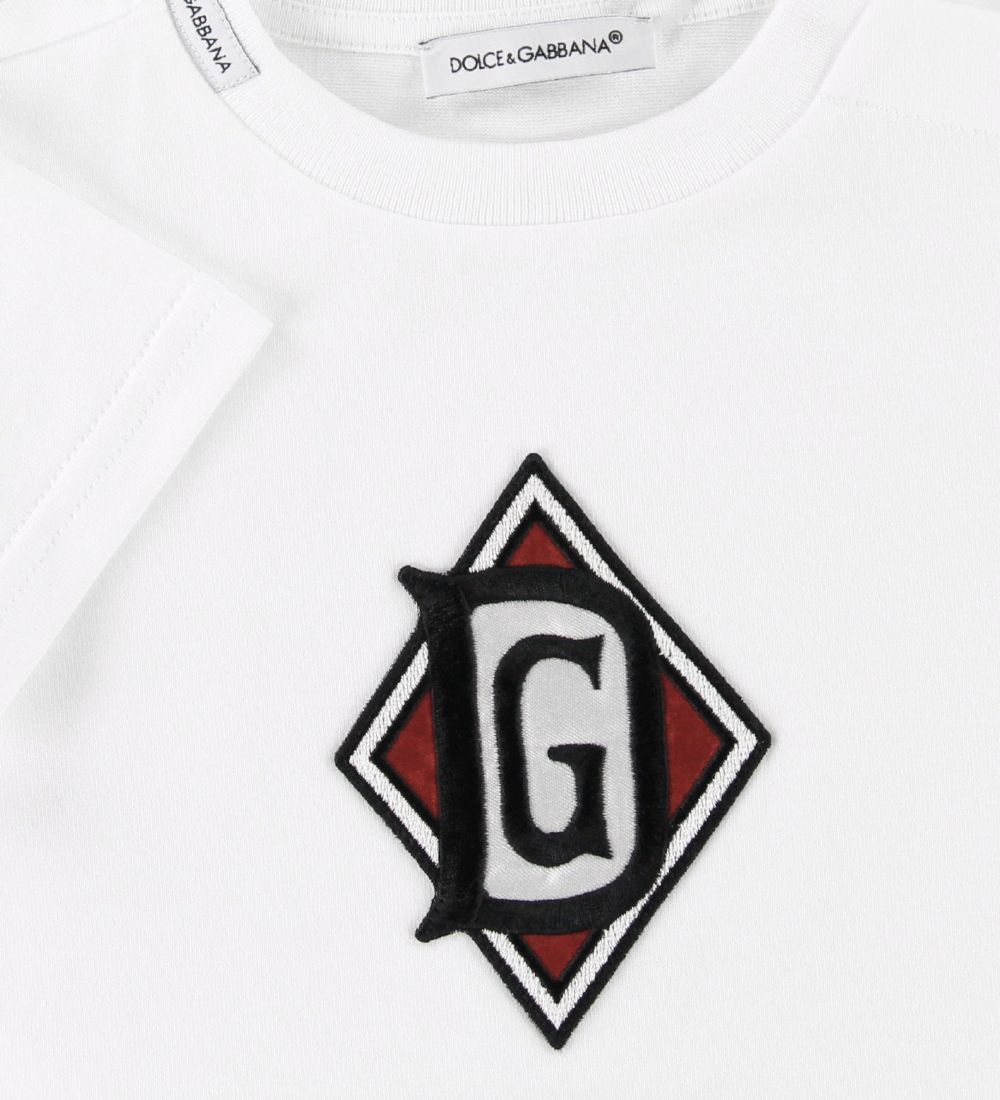 Dolce & Gabbana T-shirt - White w. Patch