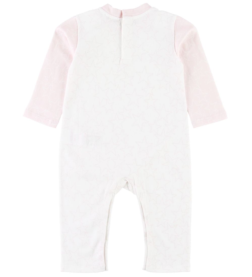 Dolce & Gabbana Jumpsuit - Hvit/Rosa m. Stjerner