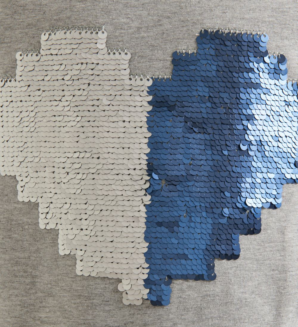 LEGO® Wear Long Sleeve Top - LWTone - Grey Melange w. Sequins