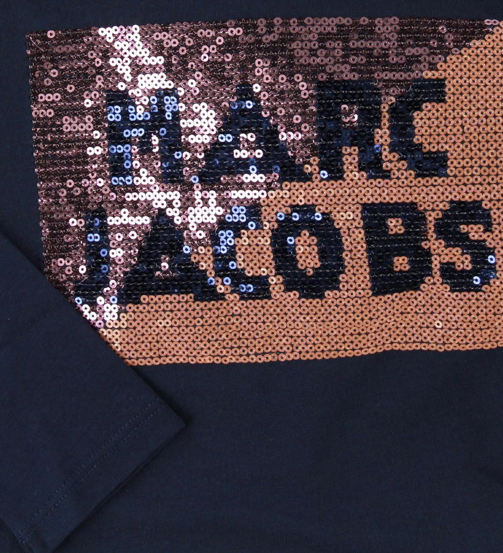 Little Marc Jacobs Pullover - Navy m. Pailletten
