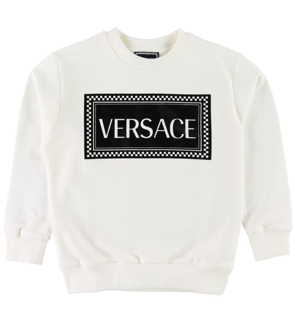 Versace Sweatshirt - White w. Logo