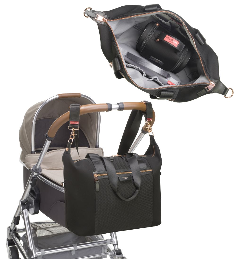 Storksak Changing Bag - Stevie Luxe - Black