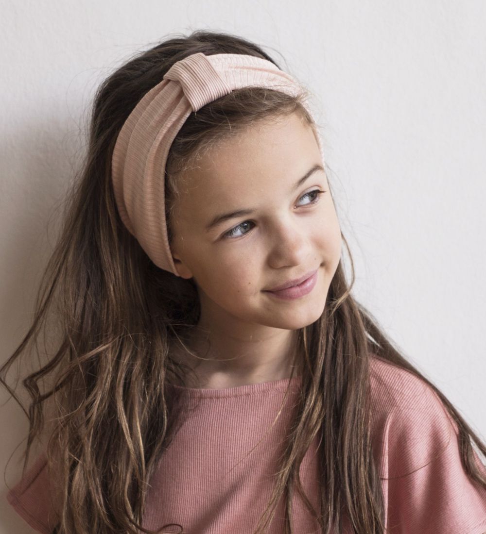 Minimalisma Hårbånd - Bi - Silke/Bomull - Sweet Rose