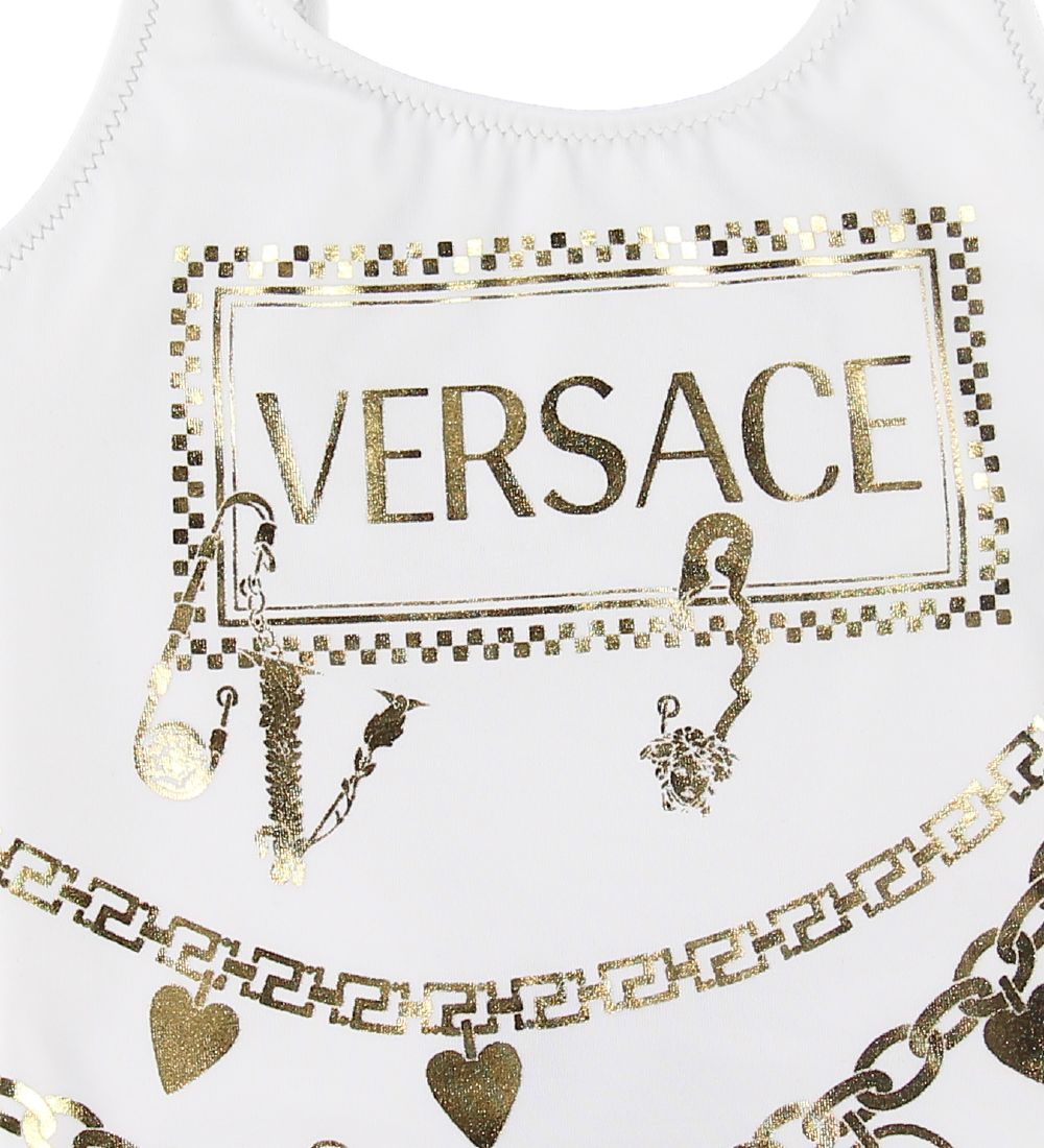 Versace Swimsuit - White w. Logo