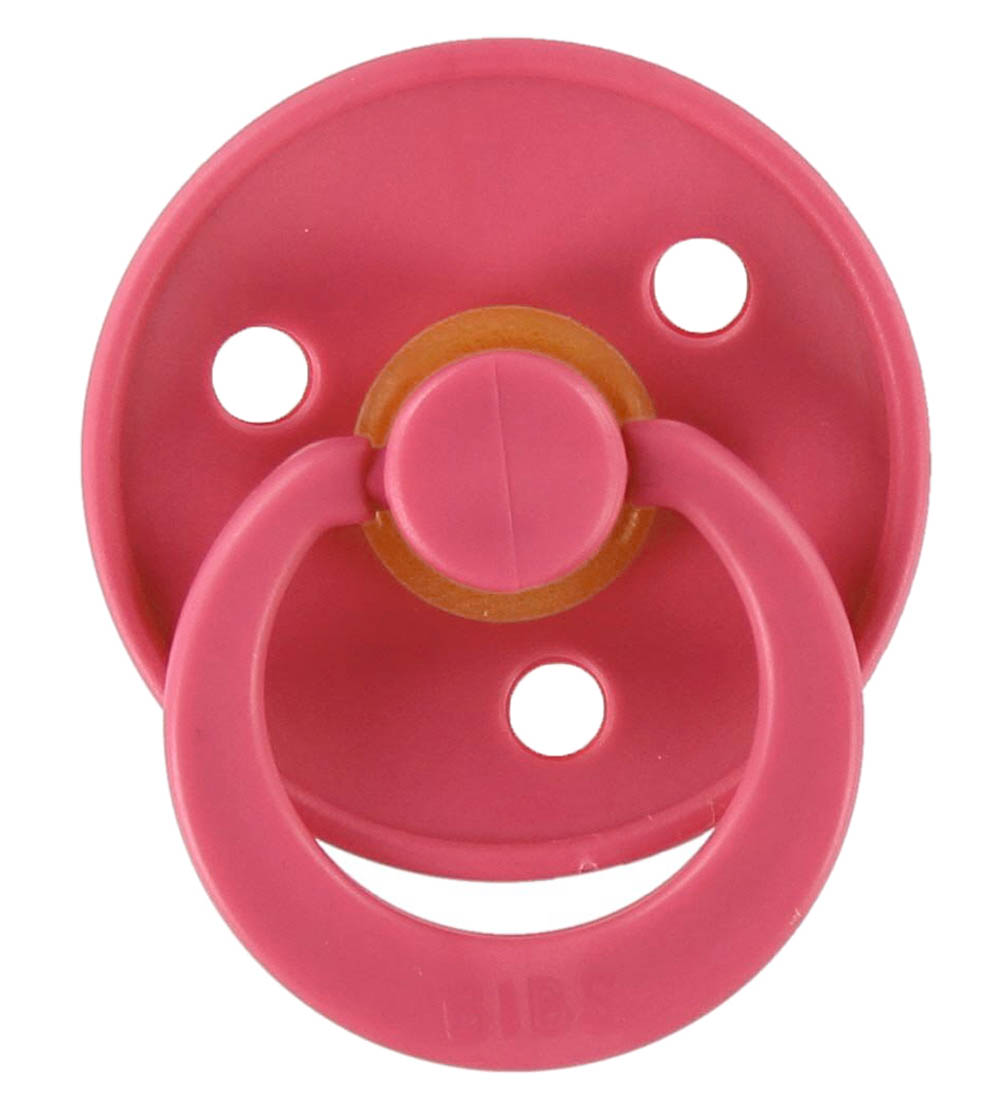 Bibs Colour Dummies - Size 1 - 2-pack - Coral/Ruby