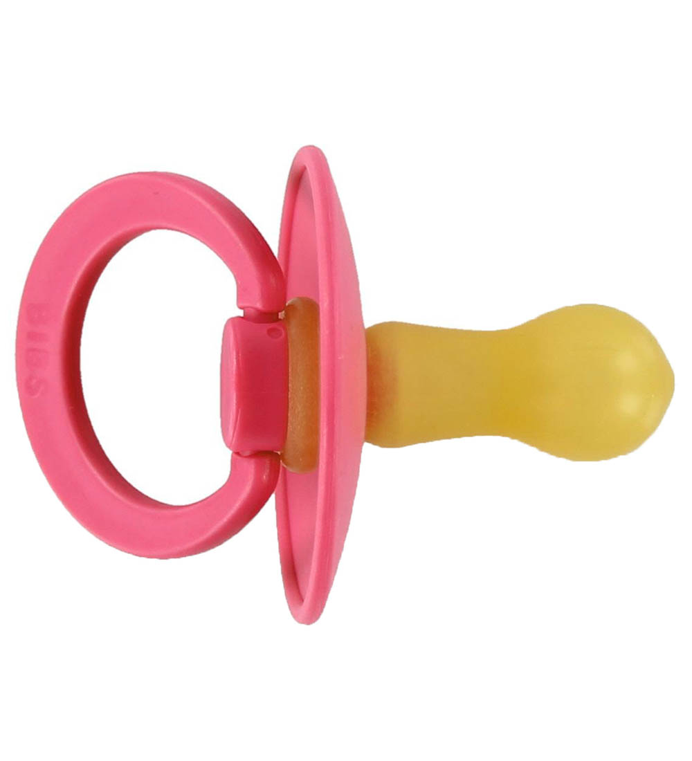Bibs Colour Dummies - Size 1 - 2-pack - Coral/Ruby