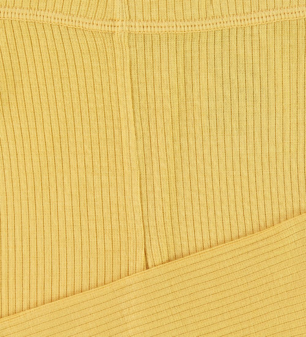 Hust and Claire Leggings - Luka - Bamboo - Rib - Yellow