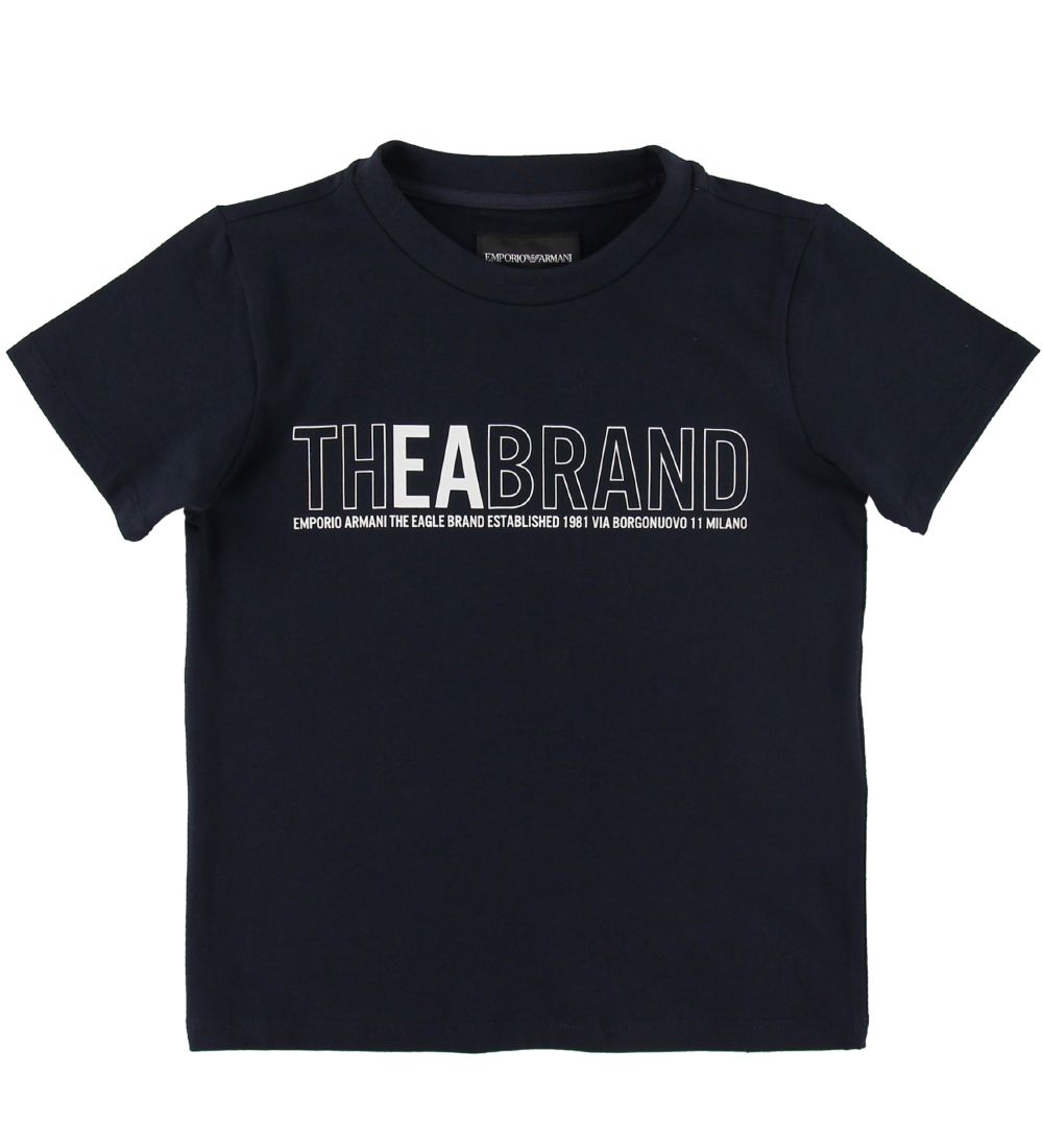 Emporio Armani T-shirt - Navy w. Print
