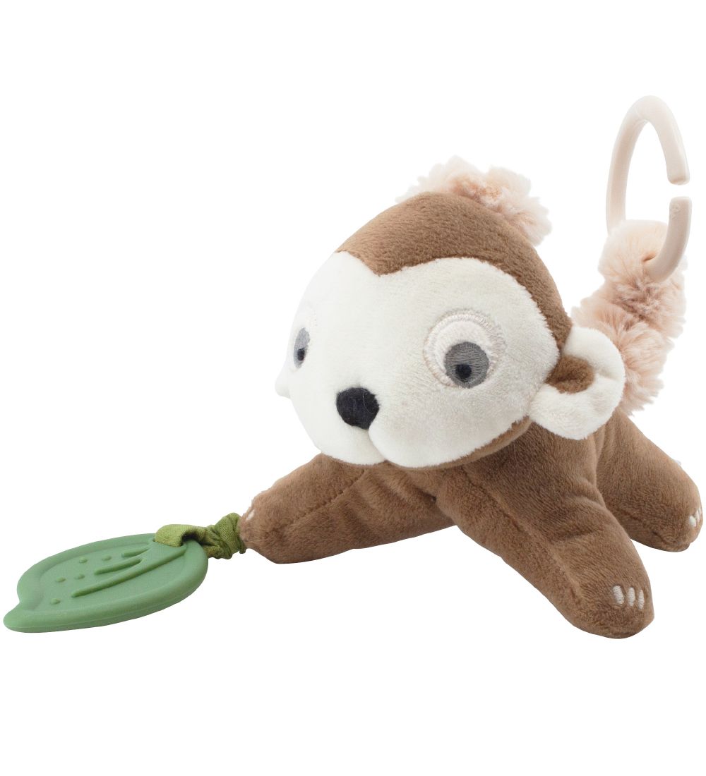 Sebra Activity Soft Toy - Maci The Monkey - Almond Brown