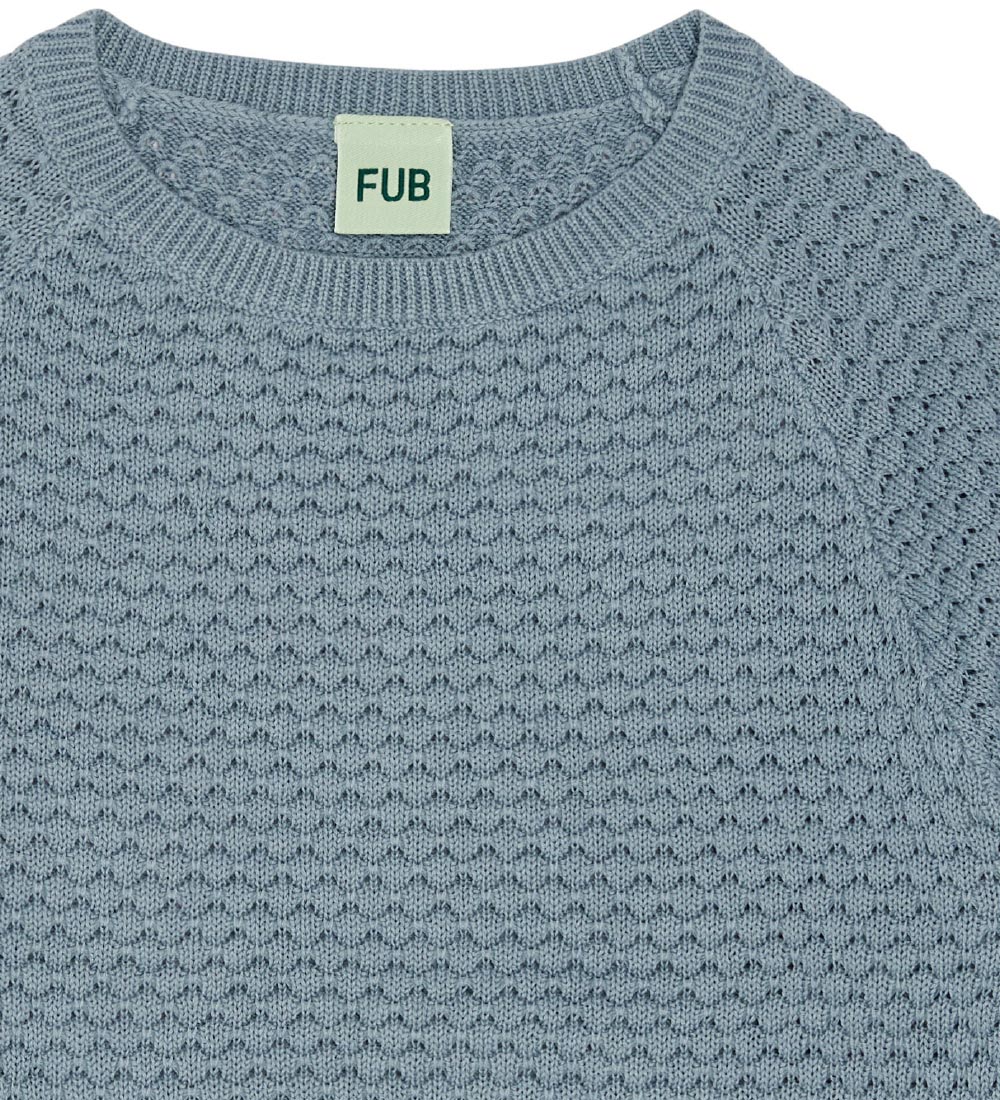 FUB Jumper - Light Blue w. Pattern