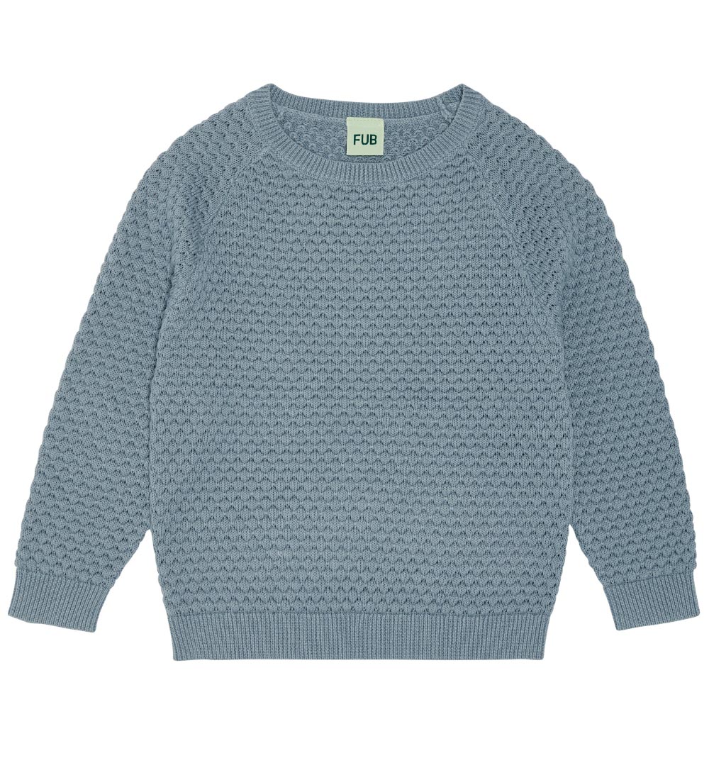 FUB Jumper - Light Blue w. Pattern