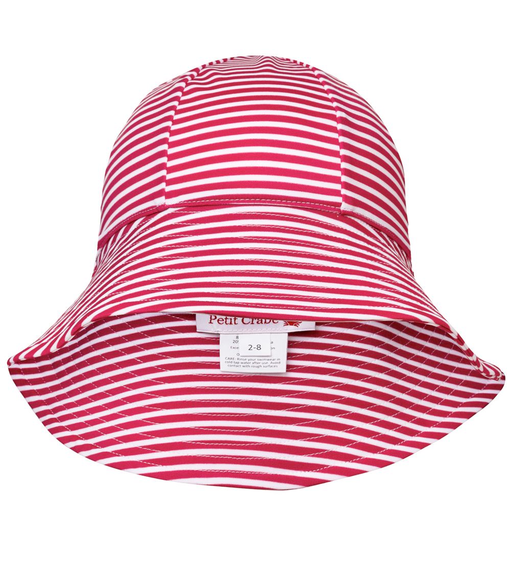 Petit Crabe Swim Hat - Frey - UV50+ - Red/White Striped