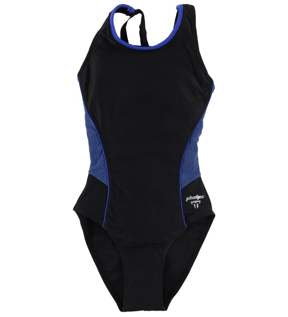 Maillot de Bain Phelps - Camilia - Noir/Bleu