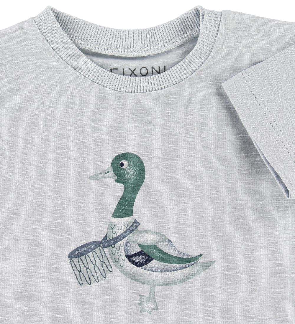 T-Shirt Fixoni - Bleu Clair av. Canard
