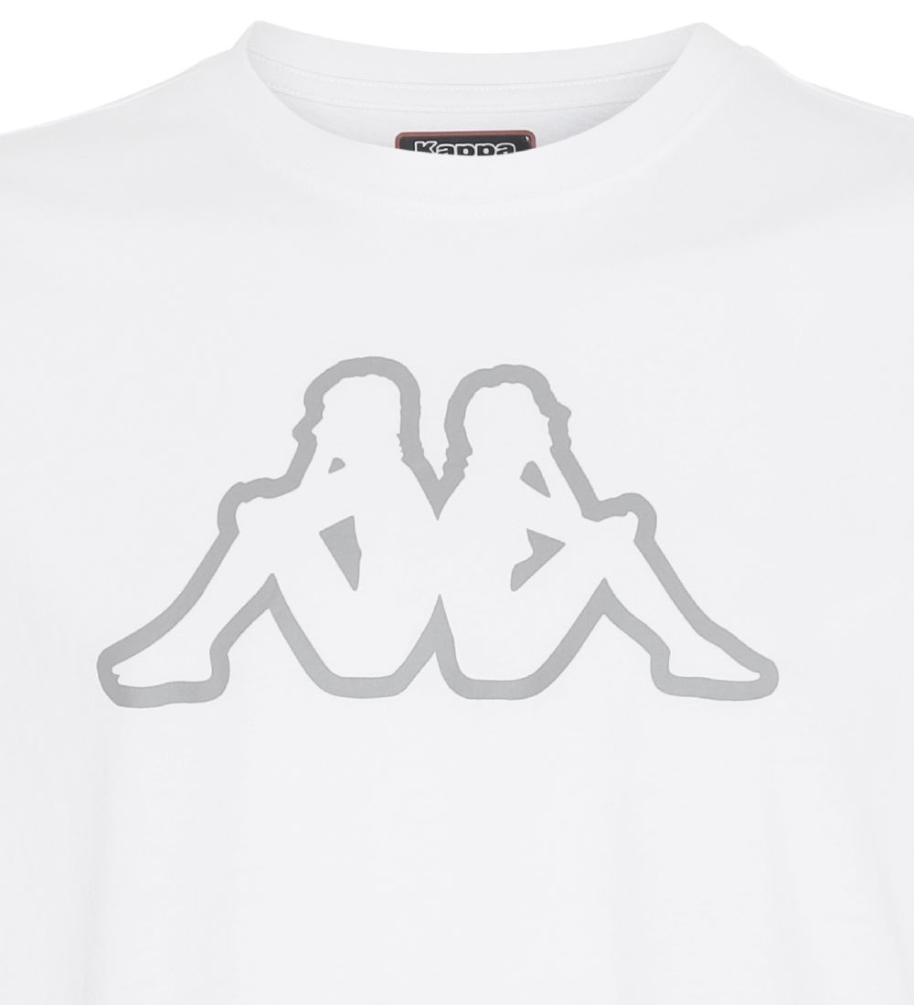 Kappa T-shirt - Logo Cromen - White