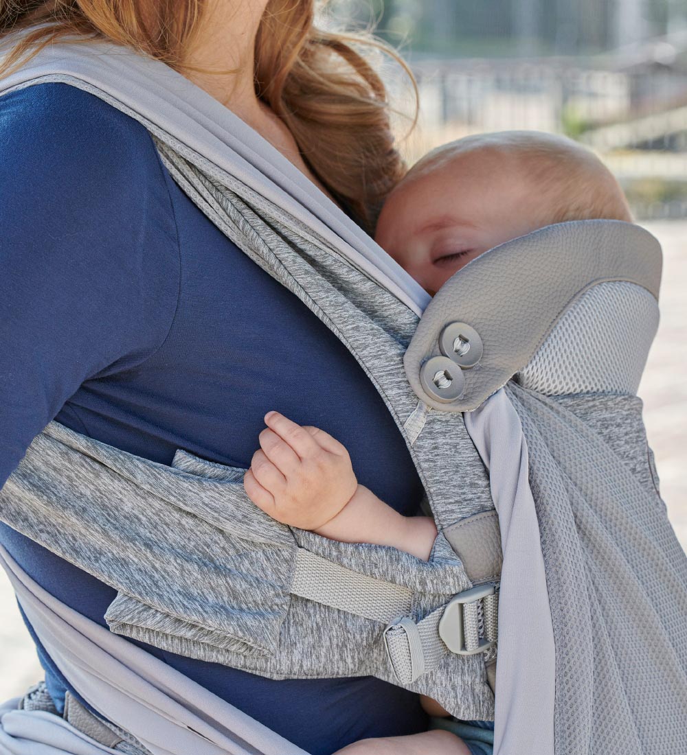 BabyDan Boppy Baby Wrap - Adjust ComfyFit - Pearl