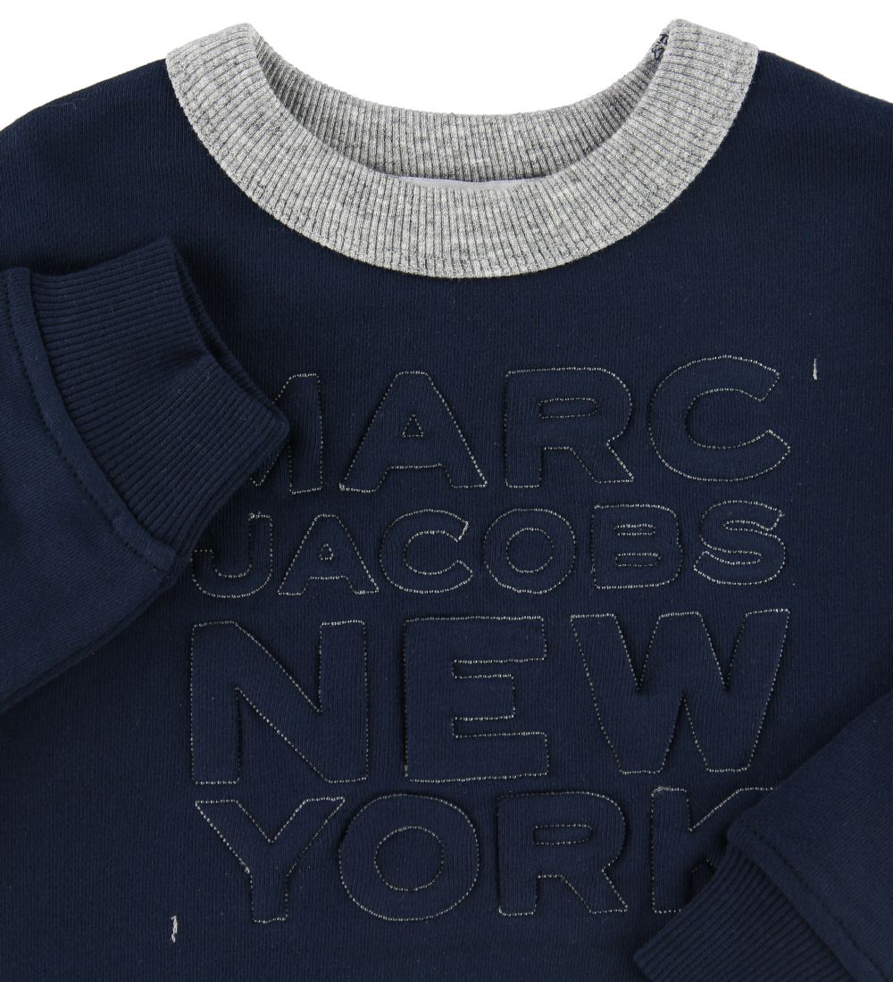Little Marc Jacobs Sweatshirt - Navy w. Text