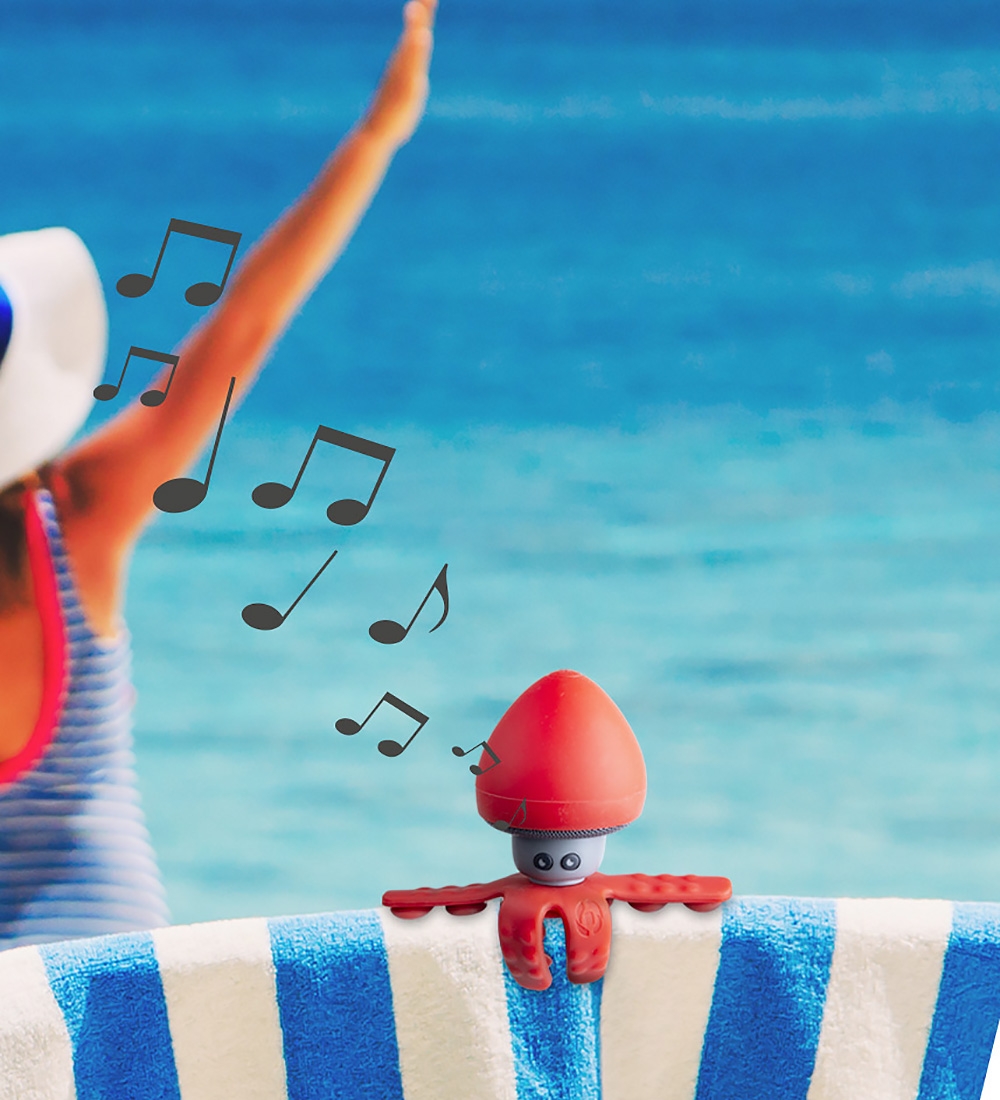 Celly Speaker - Bluetooth - Squiddy Sound - Red