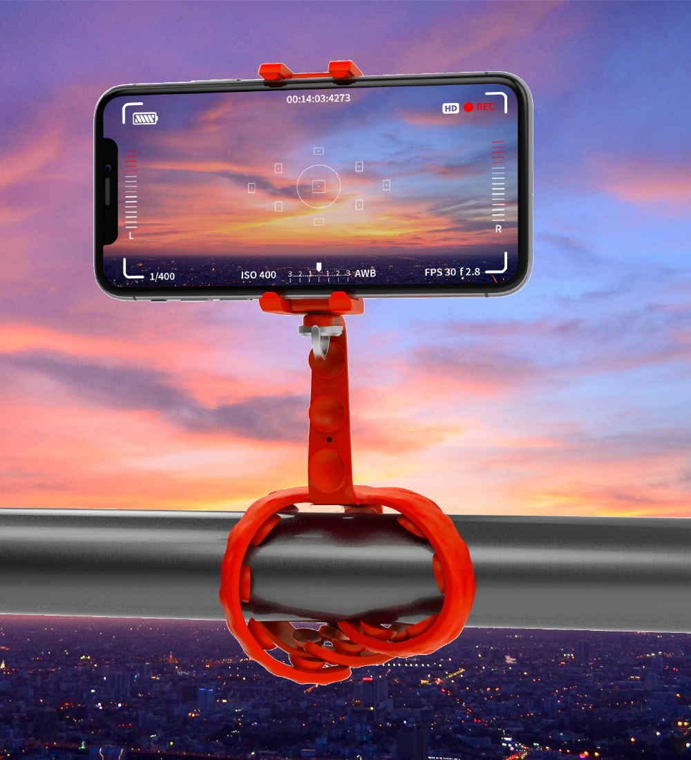 Celly Flexible Holder - Squiddy - Red