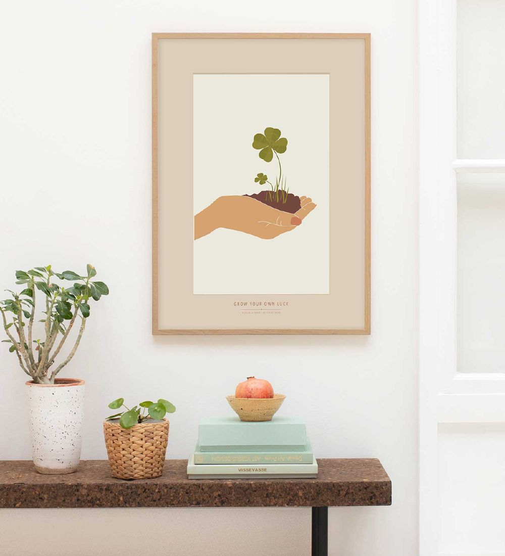Vissevasse Poster - 30x40 - Grow Your Own Luck