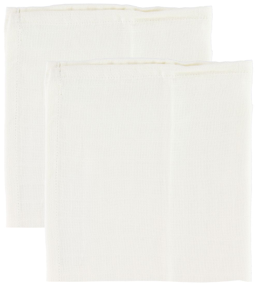 Cam Cam Muslin Cloth - 72x72 - 2-pack - Creme White
