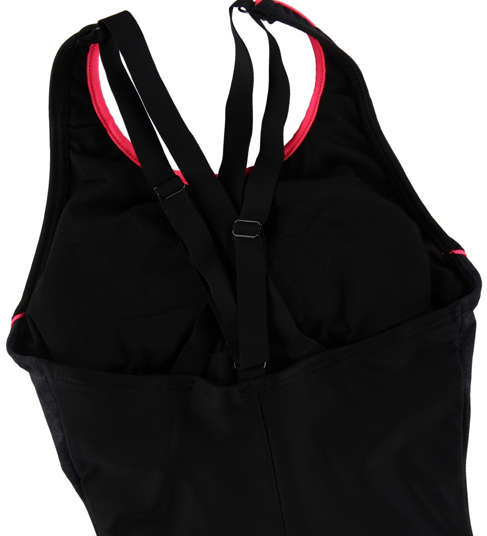 Phelps Swimsuit - Camilya - Black/Neon Pink