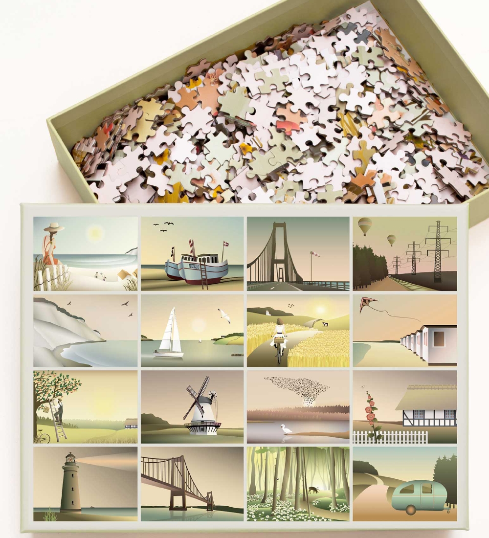 Vissevasse Puzzle - 1000 pcs - Moments