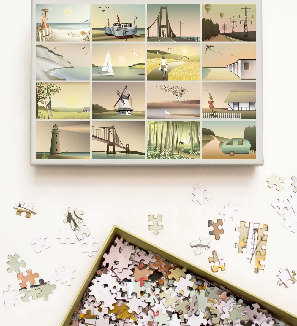 Vissevasse Puzzle - 1000 pcs - Moments
