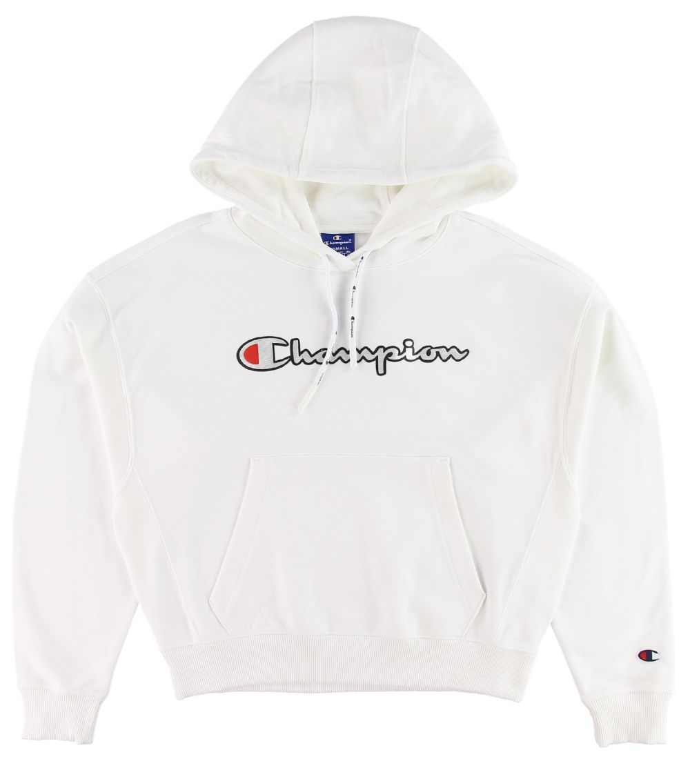 Champion Fashion Hoodie - White w. Logo » Always Cheap Delivery