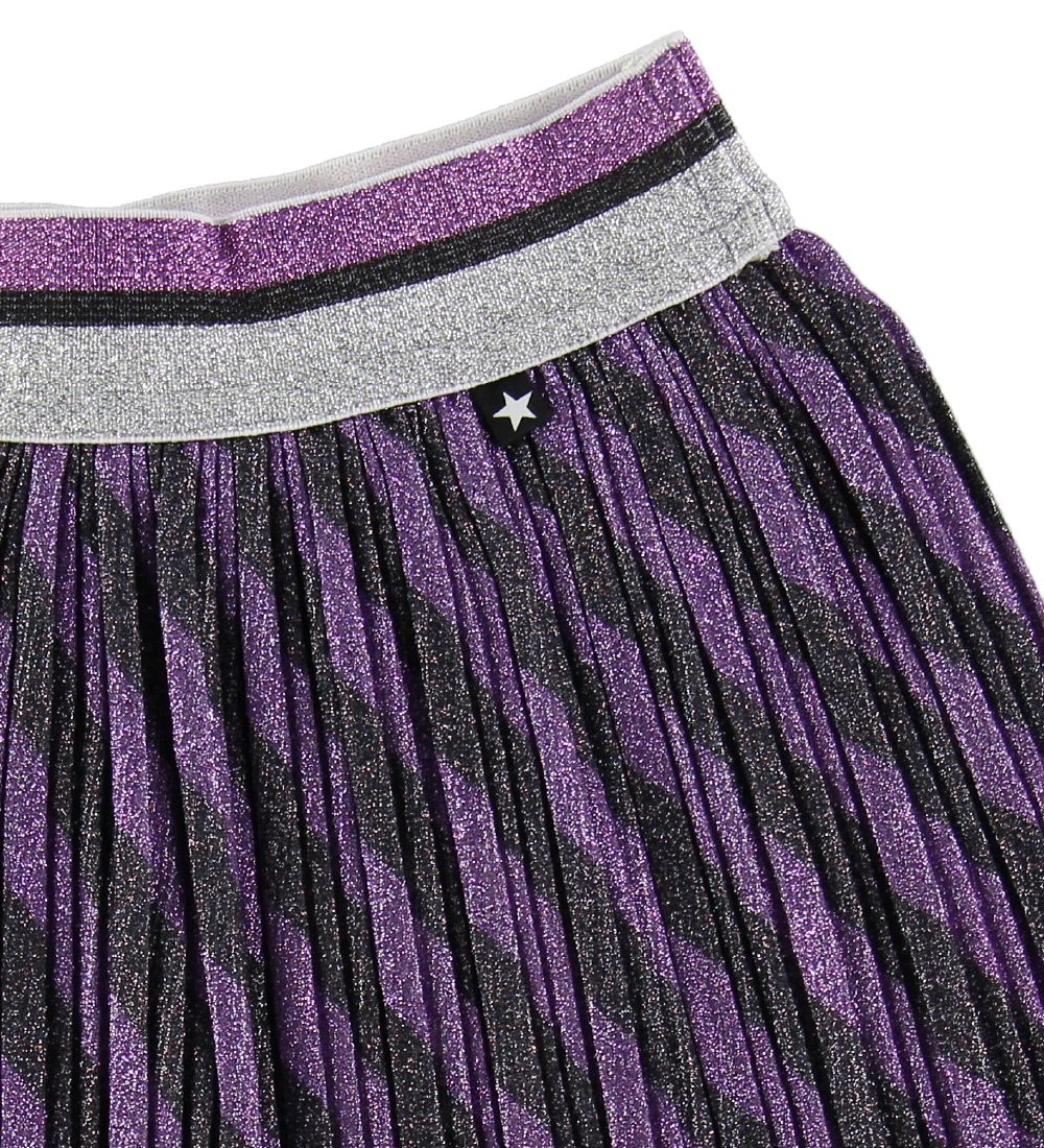 Molo Skirt - Bailini - Purple w. Stripes