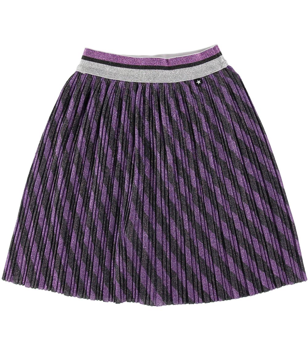 Molo Skirt - Bailini - Purple w. Stripes