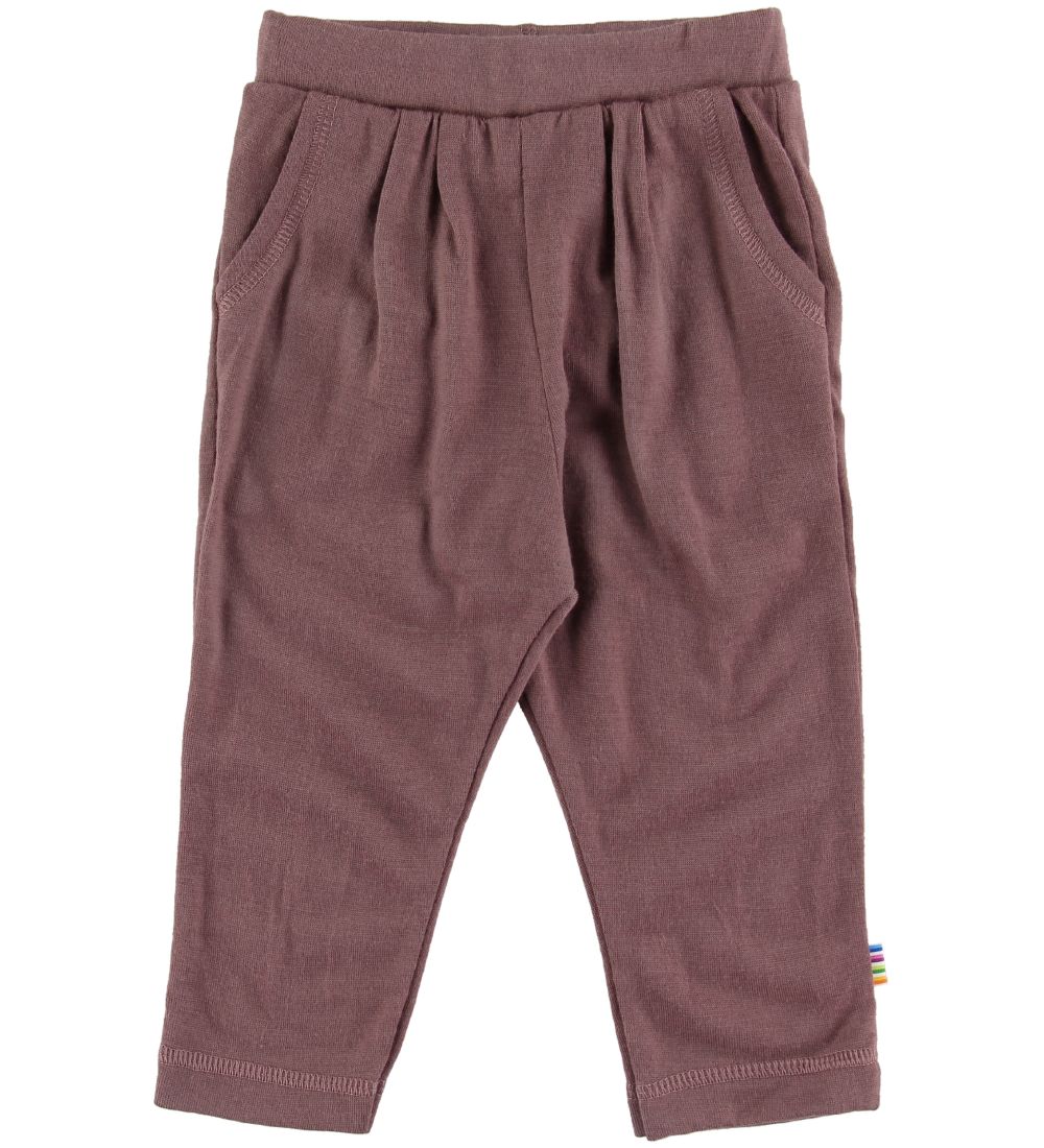 Joha Trousers - Wool - Plum
