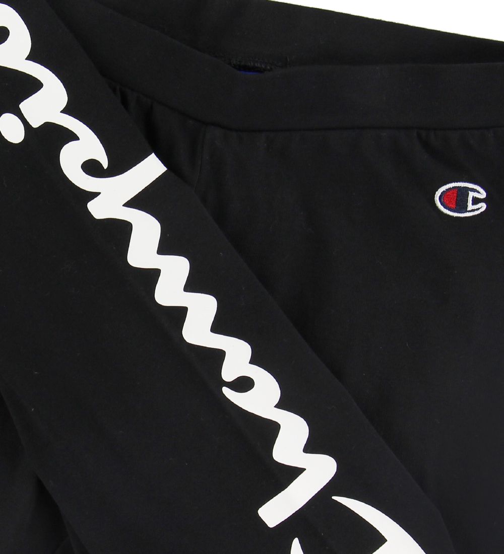 Champion Fashion Leggings - Black w. Logo