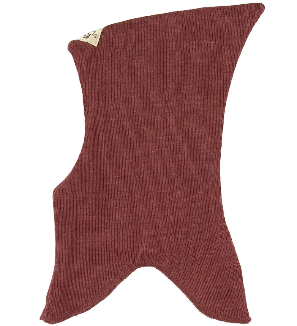 Racing Kids Balaclava - Wool/Cotton - Double Layer - Dark Rose w