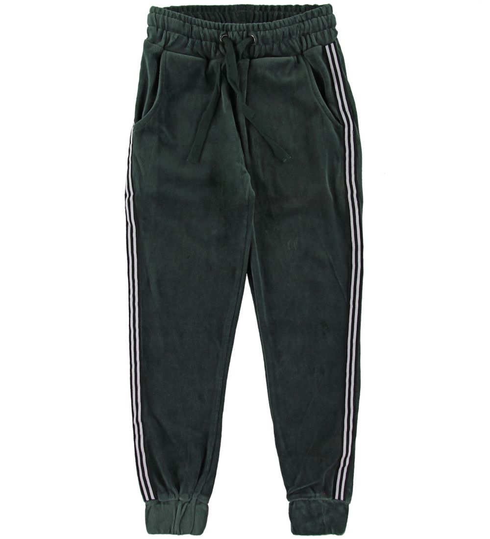 Hound Velvet Trousers - Dark Green