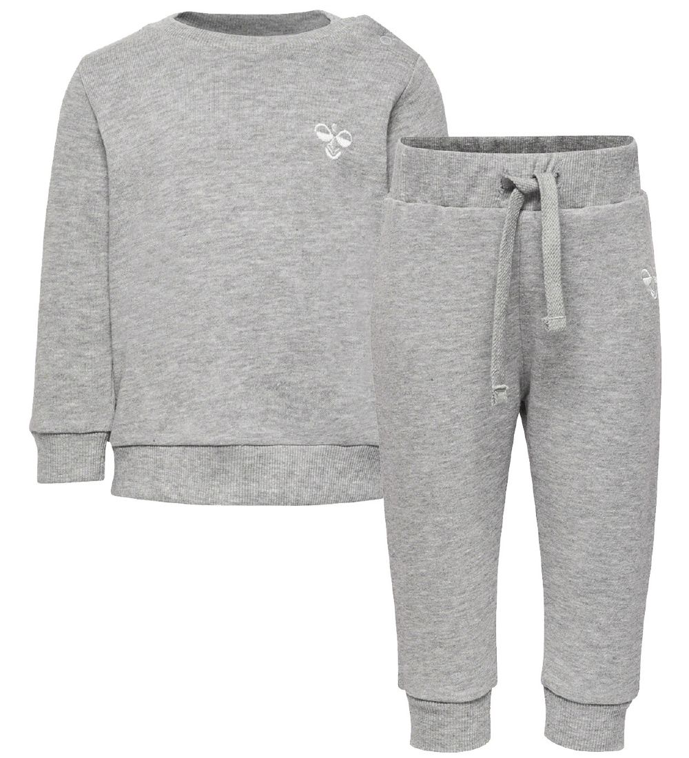 Hummel Sweatset - 2 Part - hmlSanto - Grey Melange