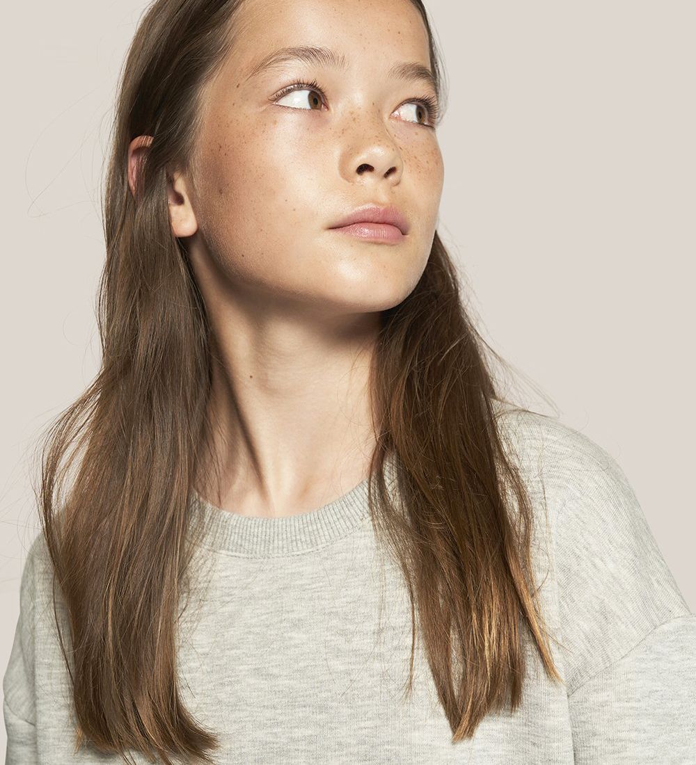 Grunt Sweatshirt - OUR Lone - Grey Melange