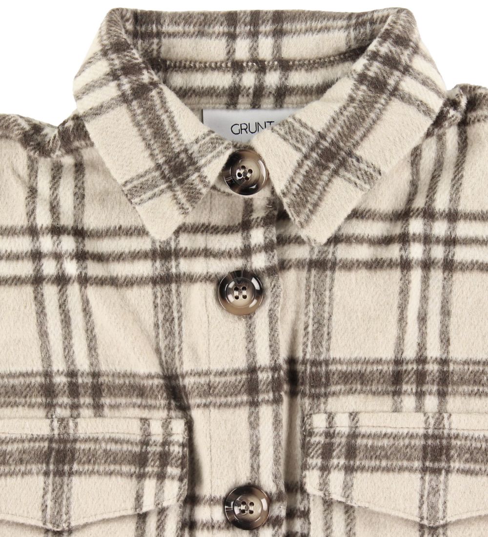 Grunt Vest - Nadya - Nature w. Checkers