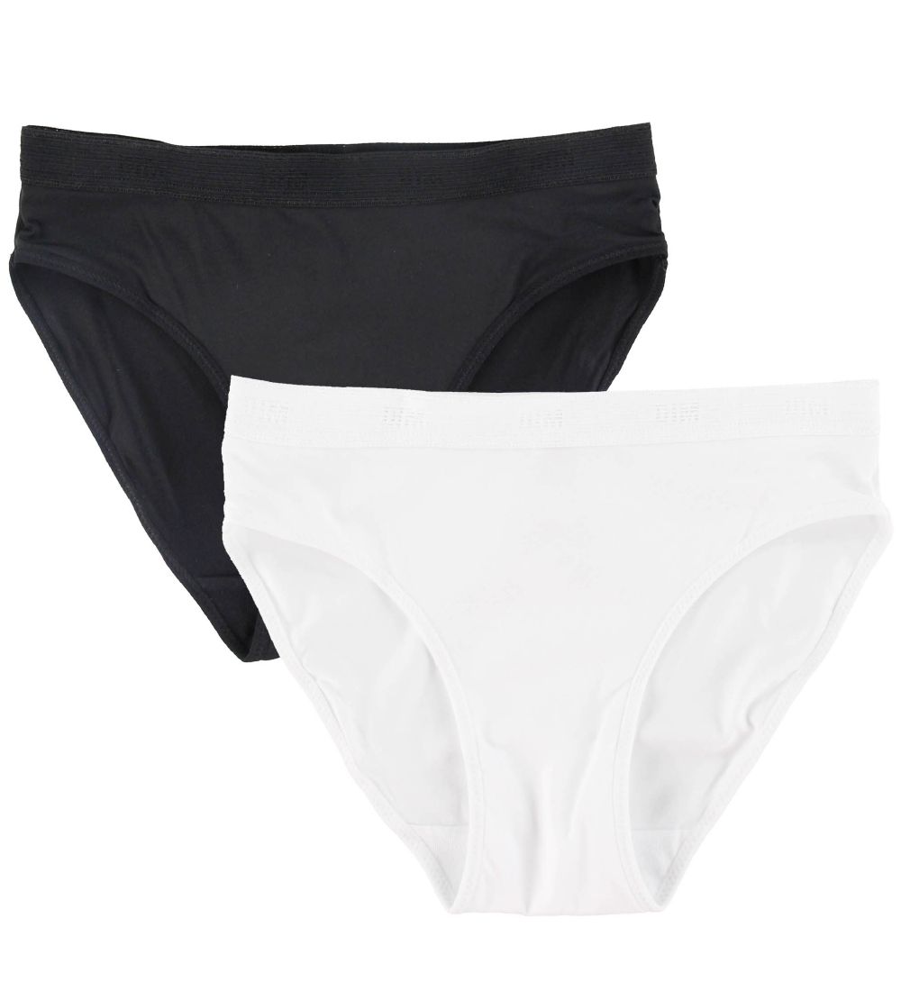 Culottes DIM - Microfibre - 2 Pack - Blanc/Noir