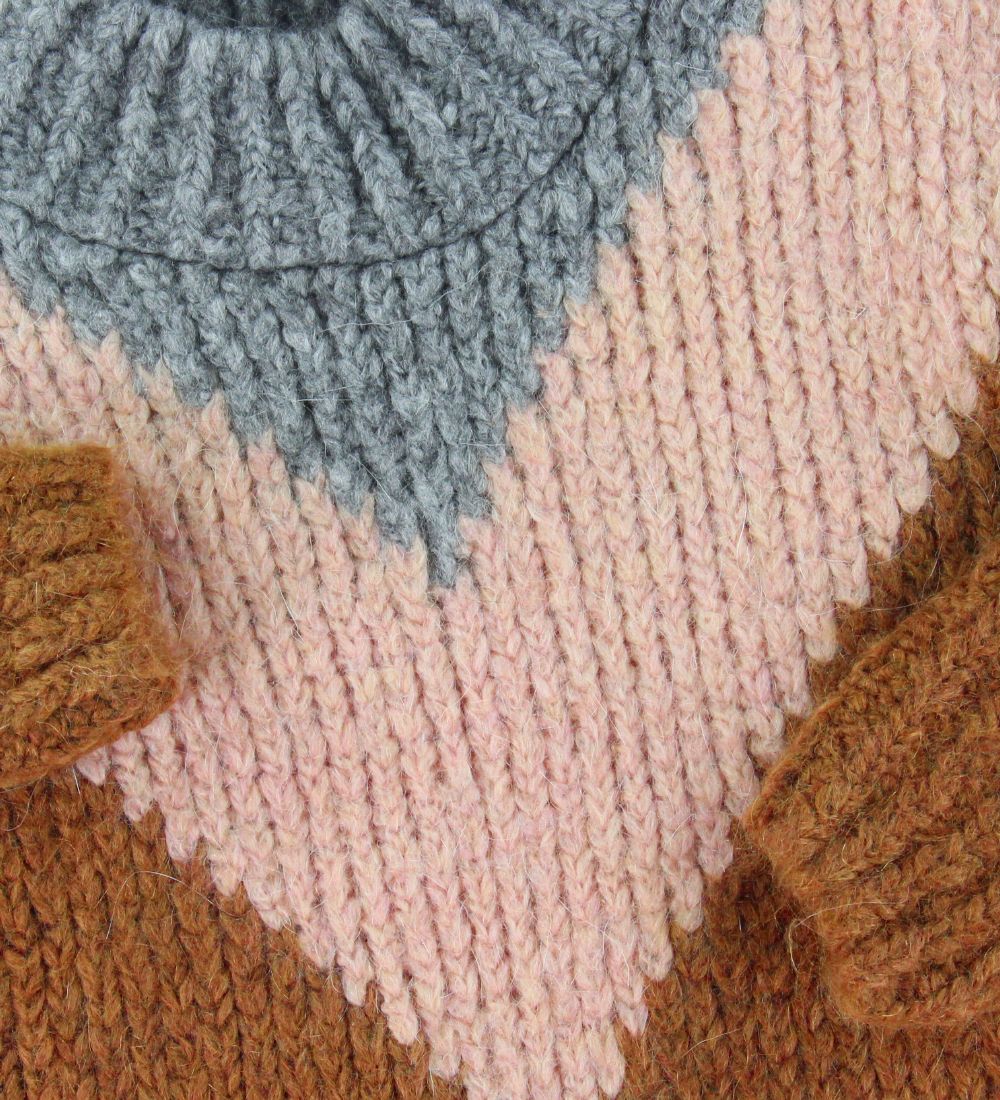 Finger In The Nose Jumper - Wool/Acrylic - Vanity - Walnut