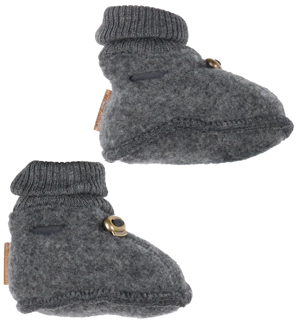 Mikk-Line Booties - Wool - Grey