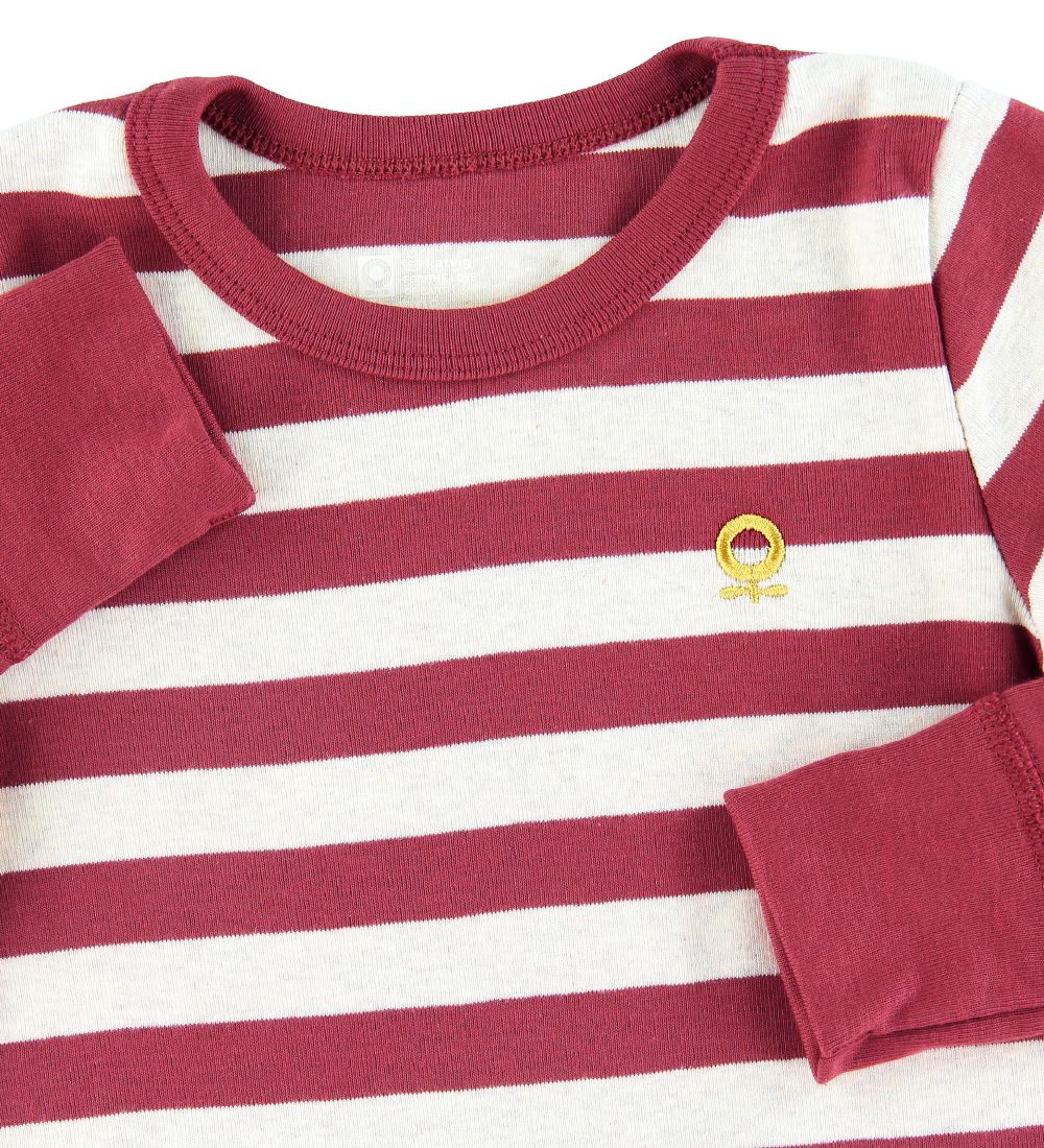 Katvig Long Sleeve Top - Red w. Stripes