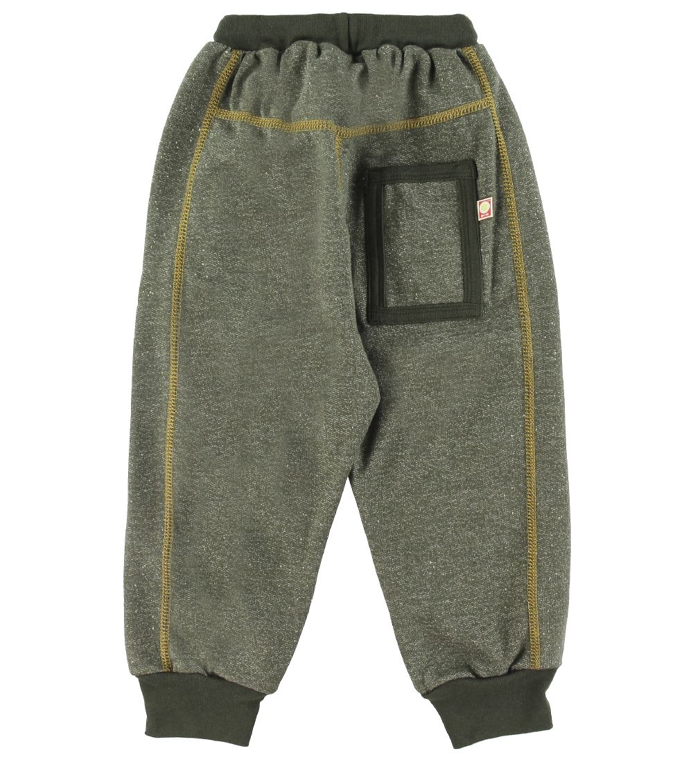 Katvig Trousers - Army Green Melange