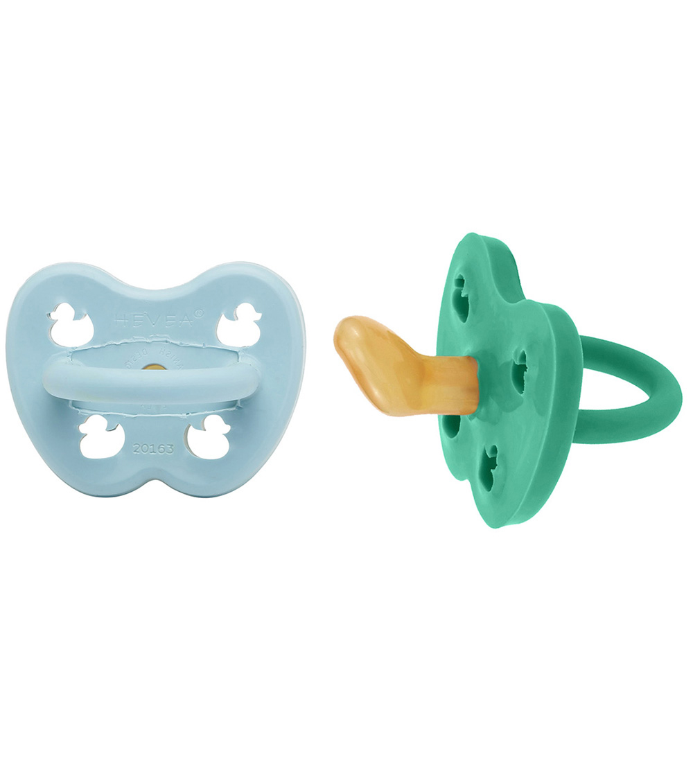 Hevea Dummies - 2-Pack - Blue/Green