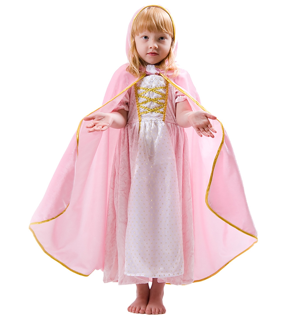 Den Goda Fen Kostuum - Prinsessenmantel - Roze