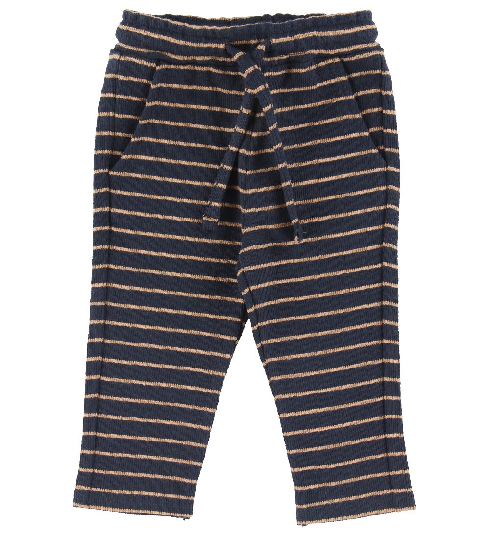 Petit by Sofie Schnoor Trousers - Albert - Dark Blue w. Stripes