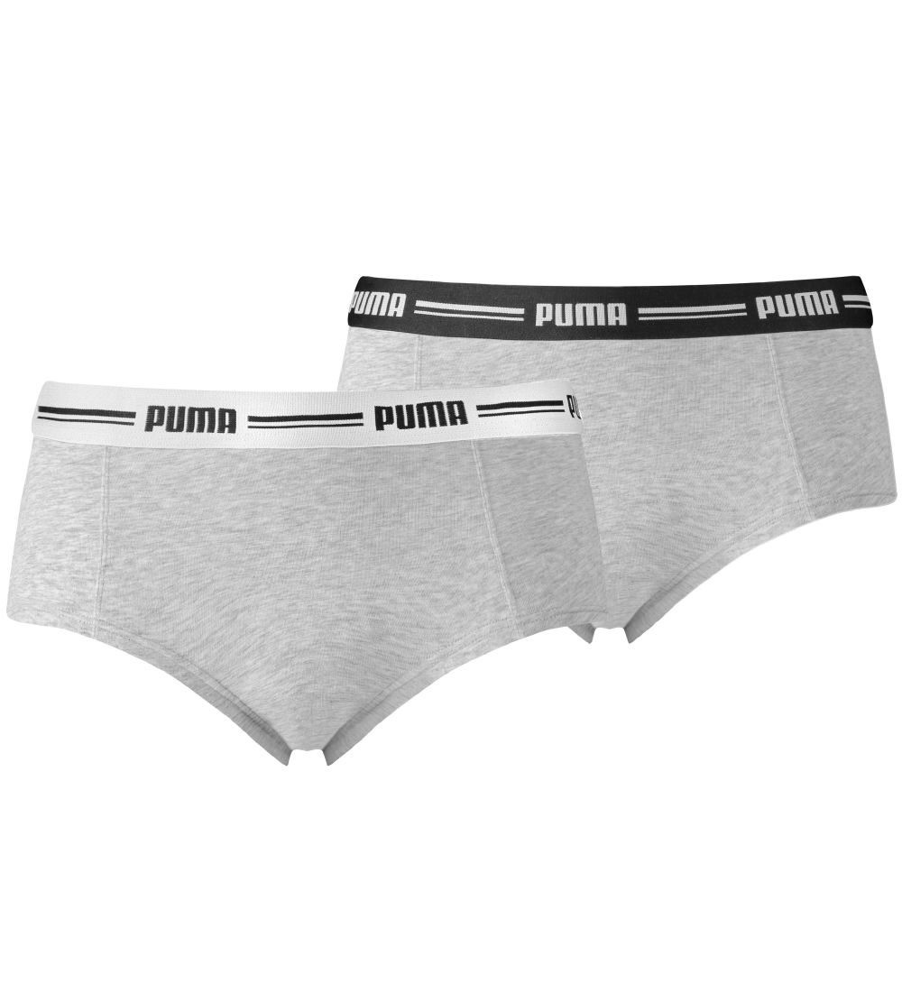 Puma Hipsters - Mini Shorts - 2-pack - Grey Melange